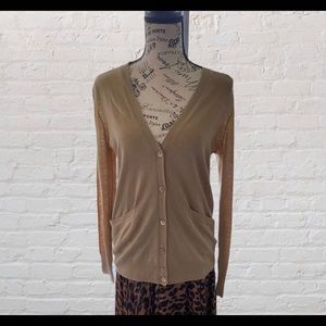 Equipment Button Up Long Sleeved Cardigan Medium